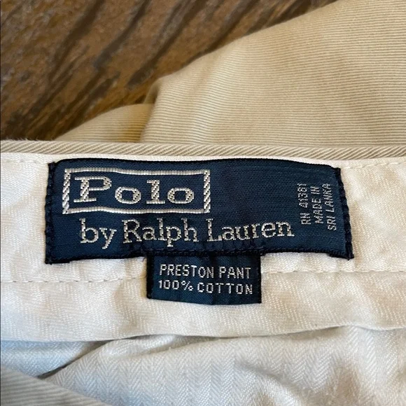 Ralph Lauren Men's Tan Chinos Size 33x32 - Picture 2 of 5